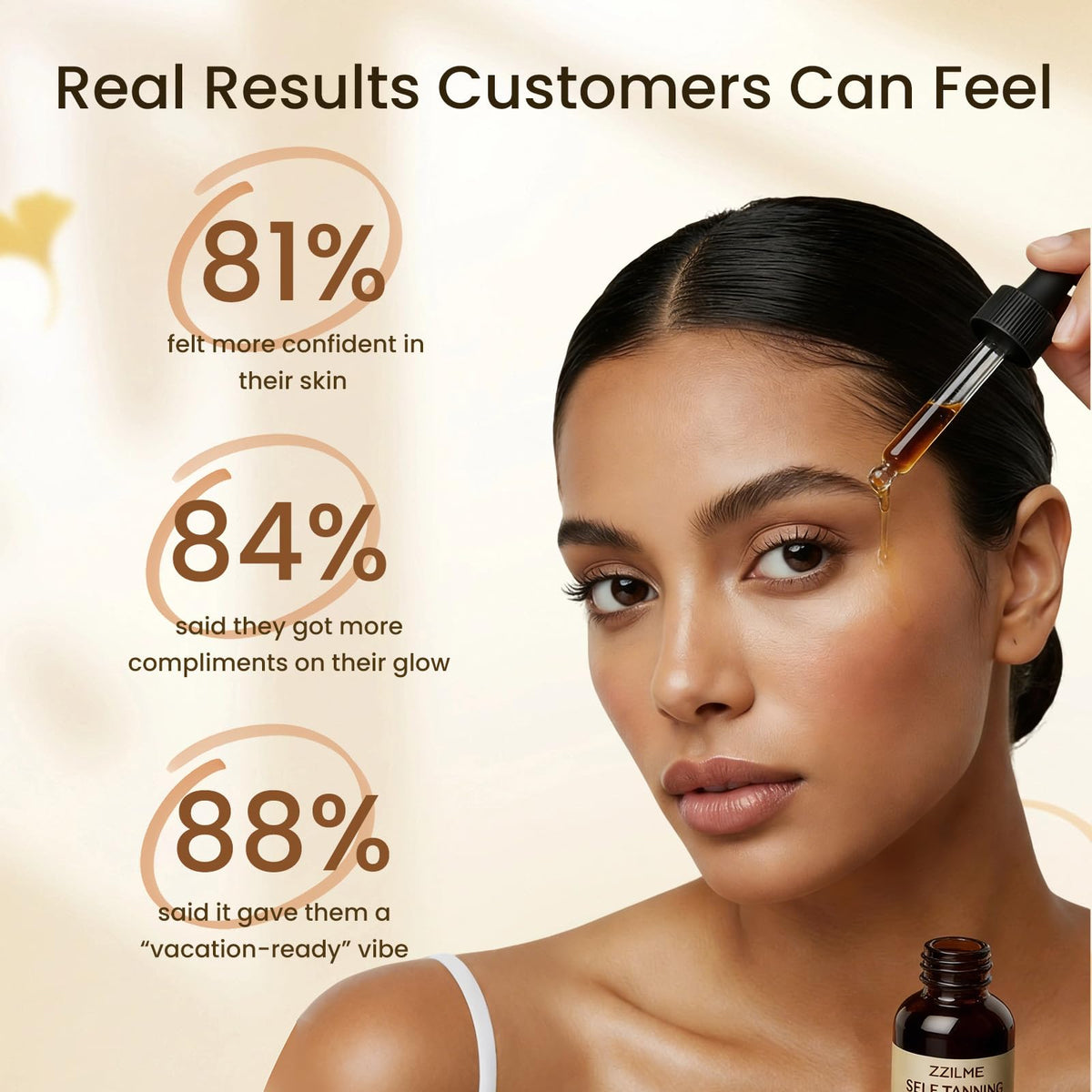 Antioxidant-infused ZZILME drops for healthier-looking skin
