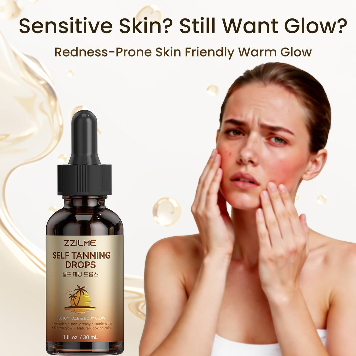 Hydrating formula with hyaluronic acid in ZZILME drops
