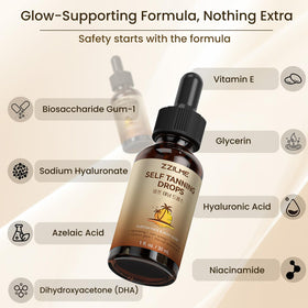 Mixing ZZILME drops with moisturizer for seamless finish