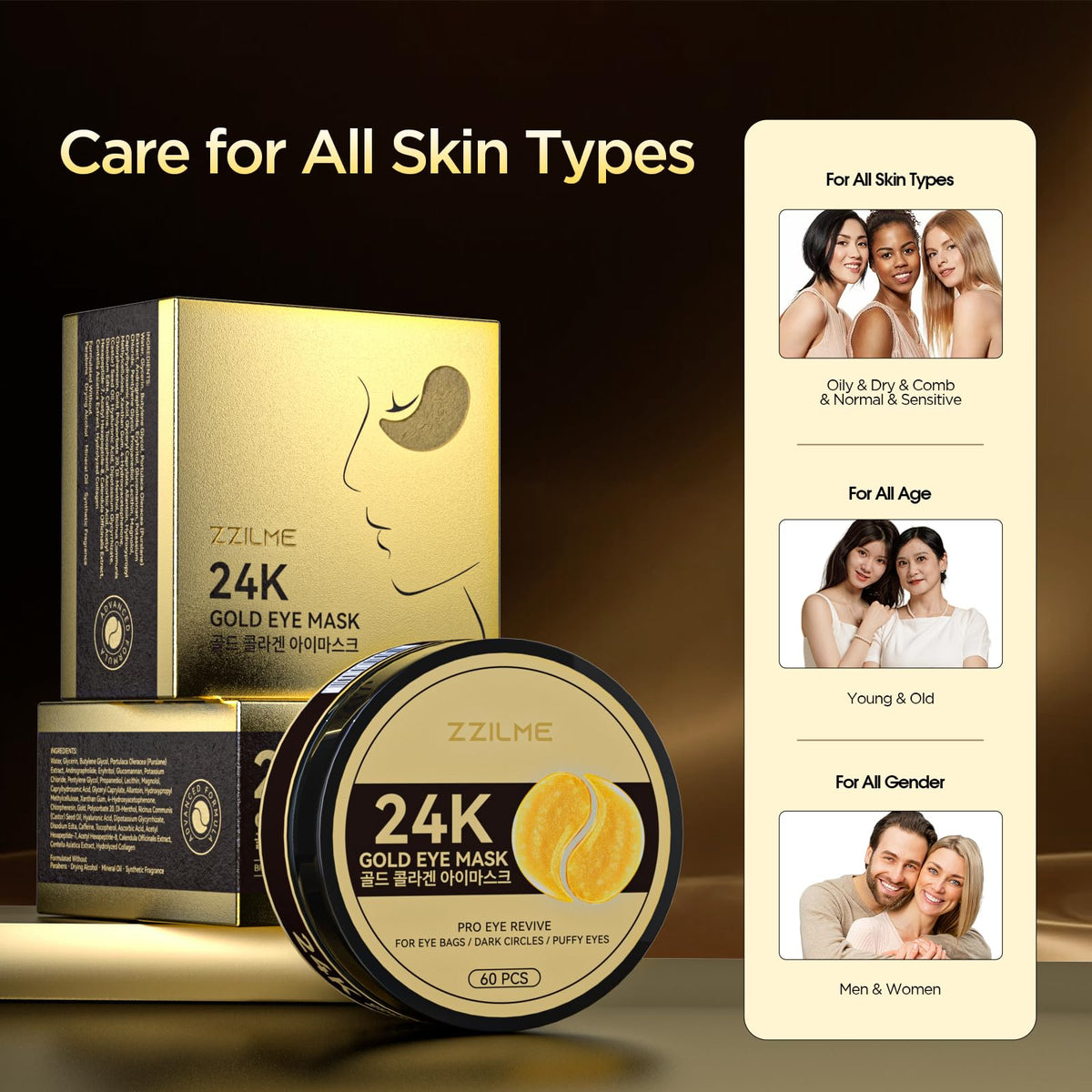 ZZILME travel-friendly eye patches pack ideal for flights and on-the-go refresh.