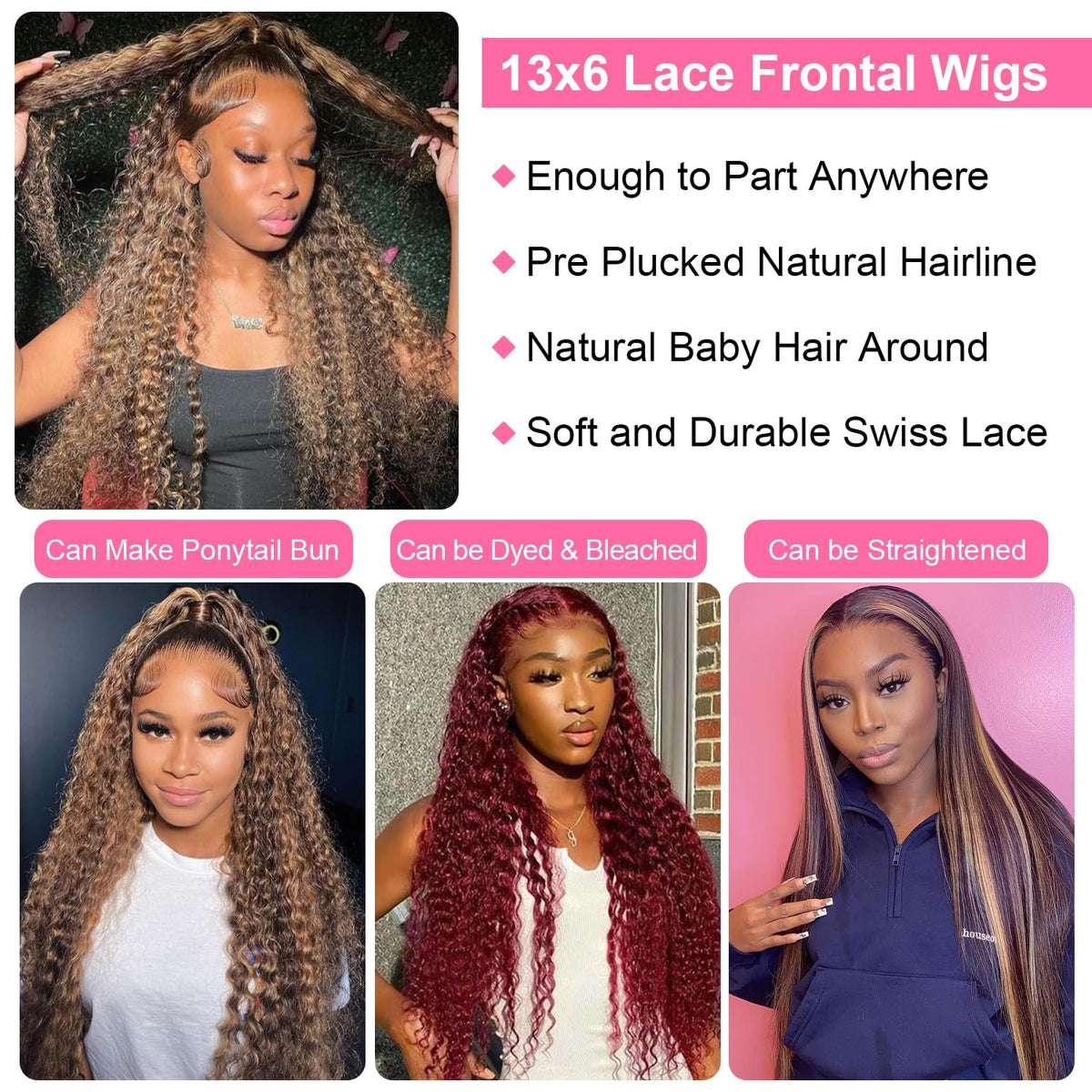 ZZMDS pre-plucked natural hairline with soft baby hairs detail