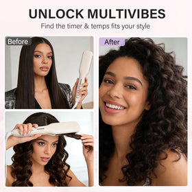 PTC heating delivers fast, stable heat for consistent curls.